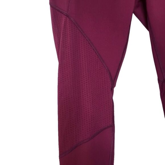 Athleta Contender Mesh Tight/Legging Powerlift in Beach Plum Size XSP - Picture 6 of 12